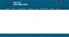 Desktop Screenshot of hocxuatnhapkhau.com