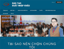 Tablet Screenshot of hocxuatnhapkhau.com